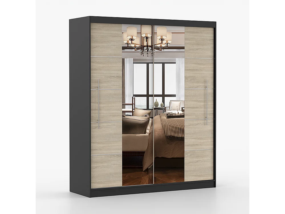 Schuifdeurkast TORINO III 203 cm