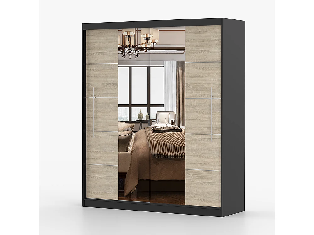 Schuifdeurkast TORINO III 203 cm