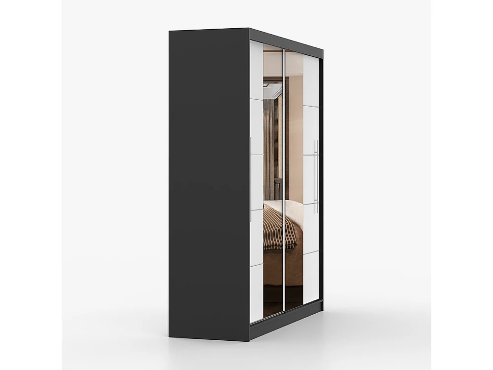 Armoire à portes coulissantes TORINO III 203 cm