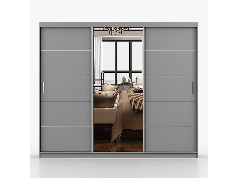 Armoire à portes coulissantes LION 250 cm