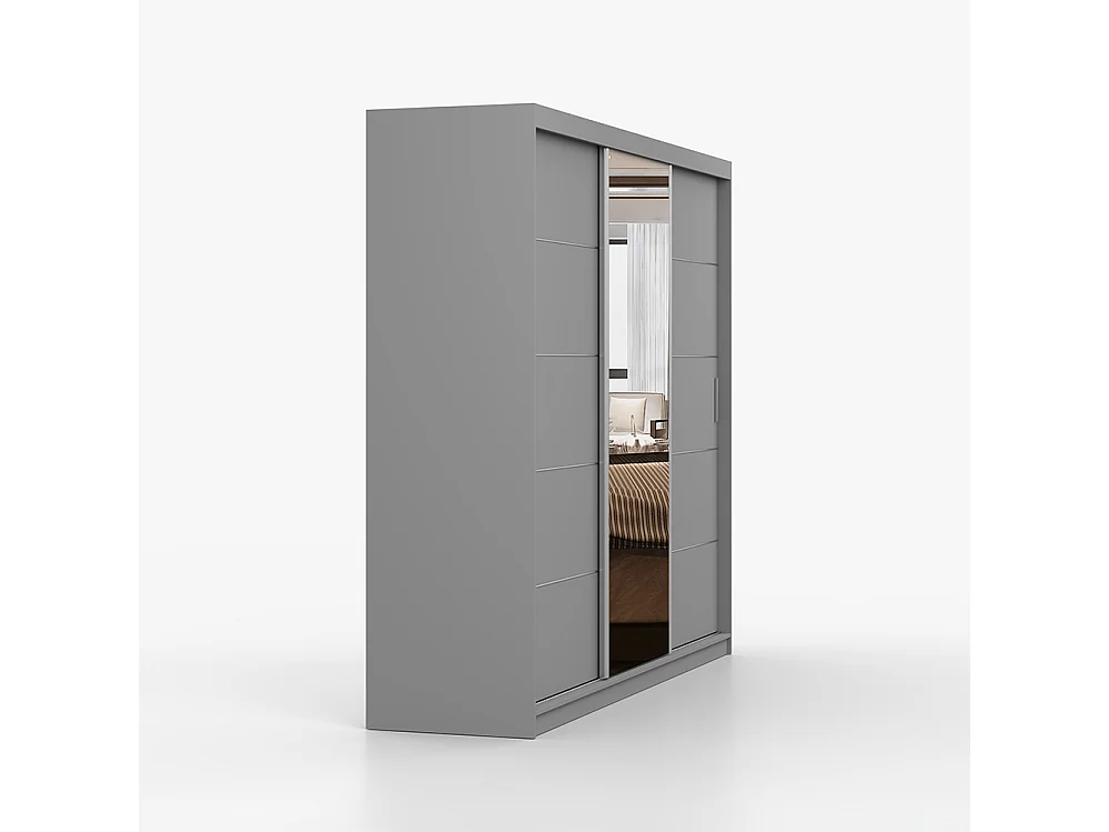 Armoire à portes coulissantes LION 250 cm