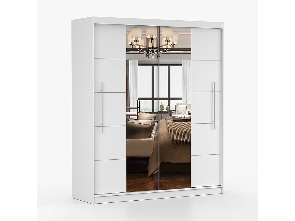 Armoire à portes coulissantes TORINO III 203 cm