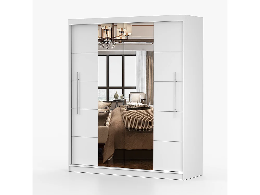 Armoire à portes coulissantes TORINO III 203 cm