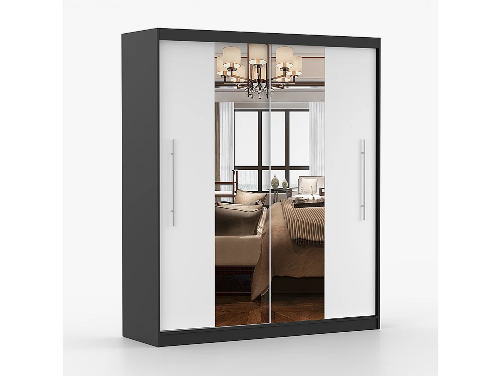 Armoire à portes coulissantes TORINO I 203 cm