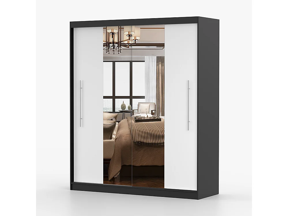 Armoire à portes coulissantes TORINO I 203 cm