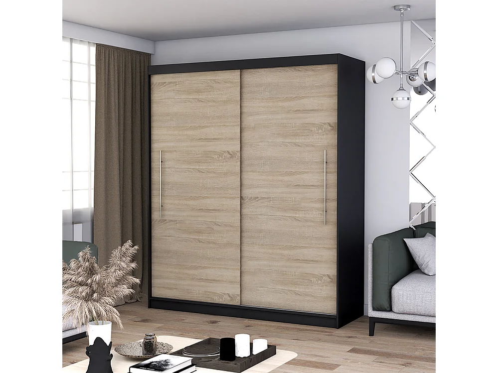Armoire à portes coulissantes TORINO II 203 cm