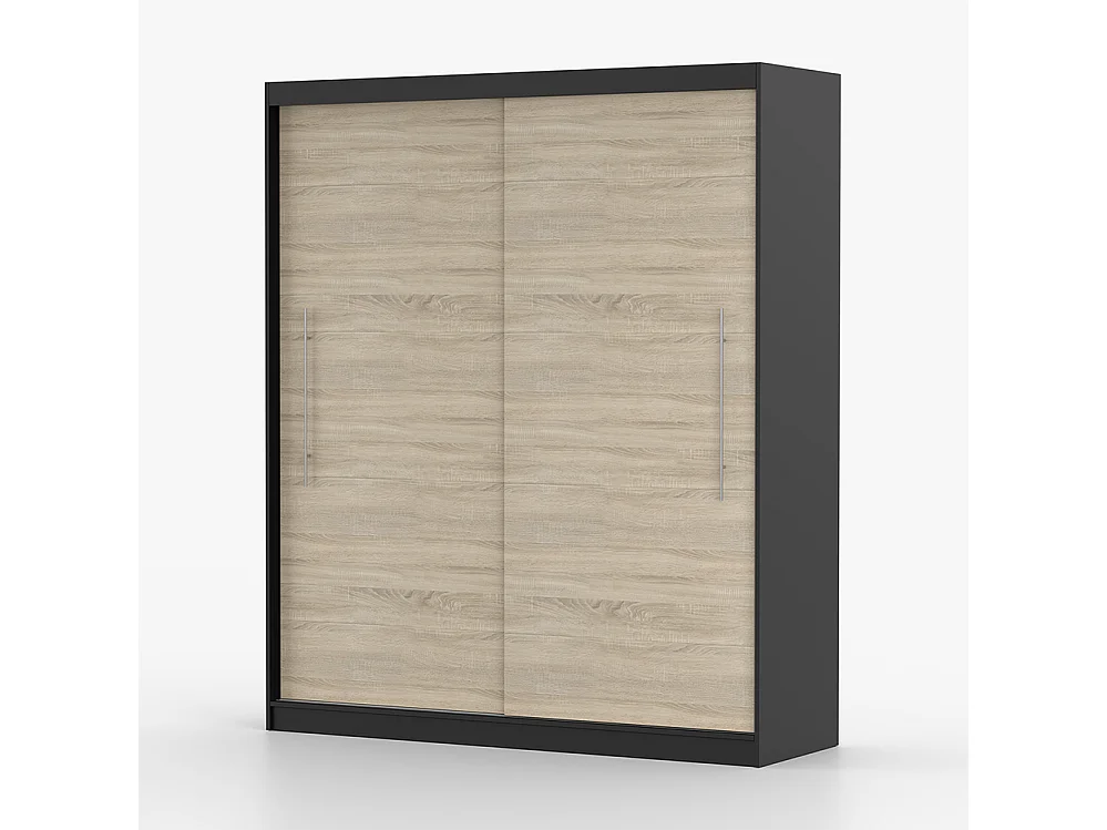 Armoire à portes coulissantes TORINO II 203 cm