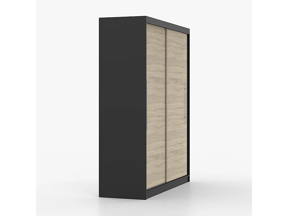 Armoire à portes coulissantes TORINO II 203 cm