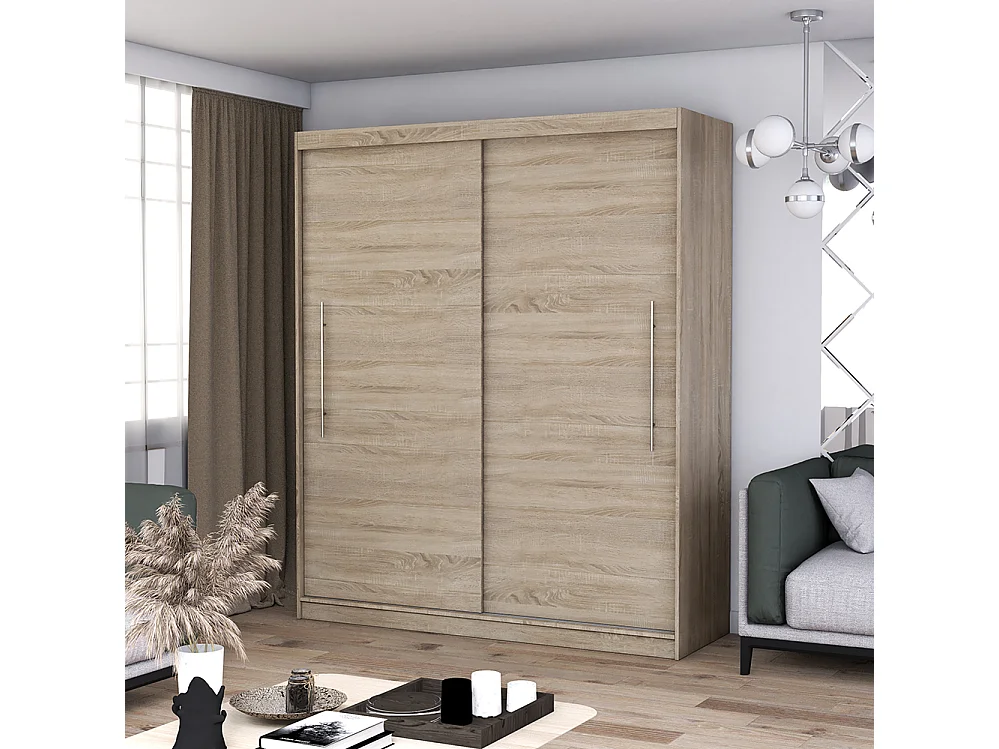 Armoire à portes coulissantes TORINO II 203 cm