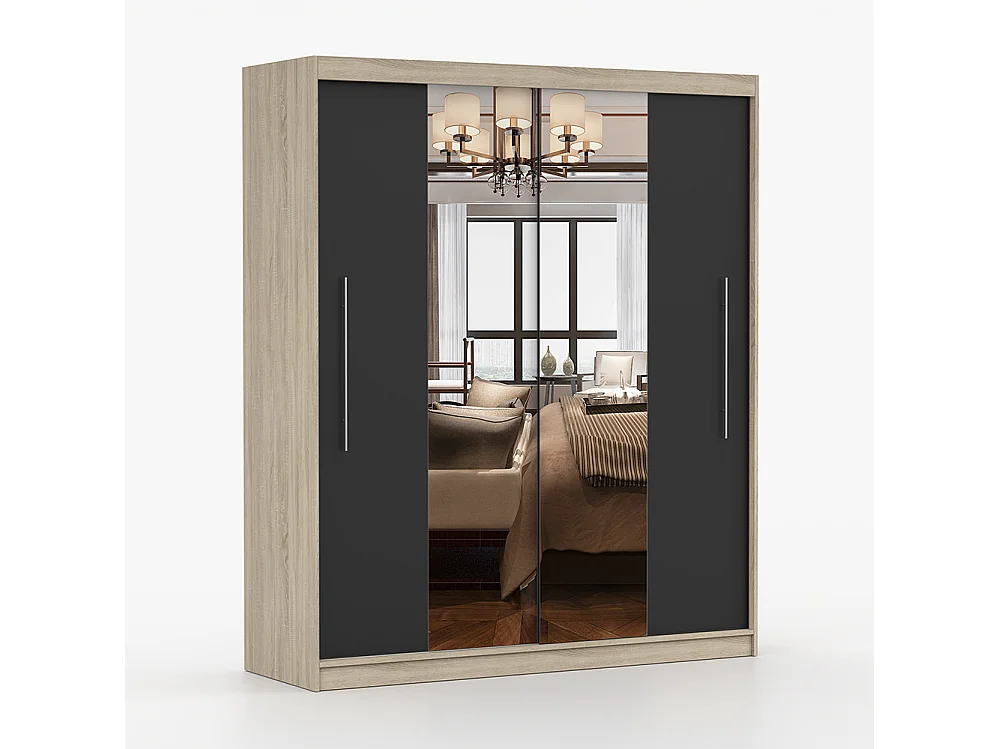 Schuifdeurkast TORINO I 203 cm