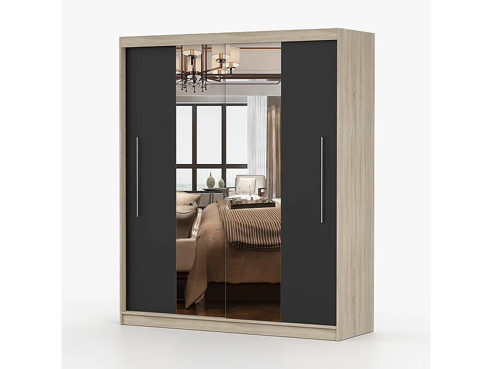 Schuifdeurkast TORINO I 203 cm