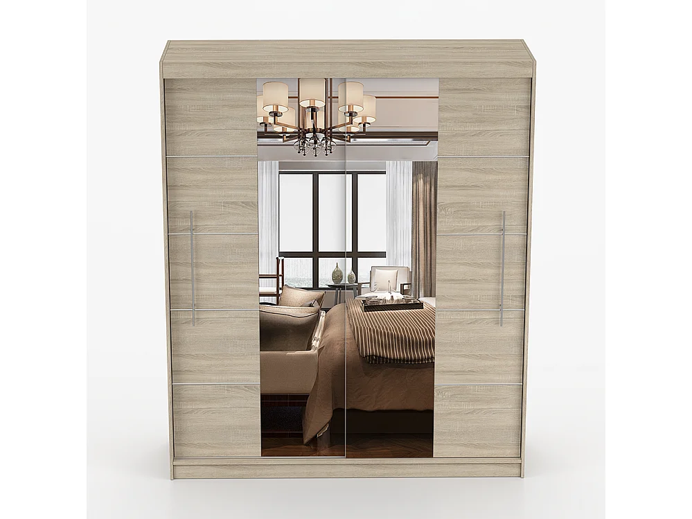 Armoire à portes coulissantes TORINO III 203 cm