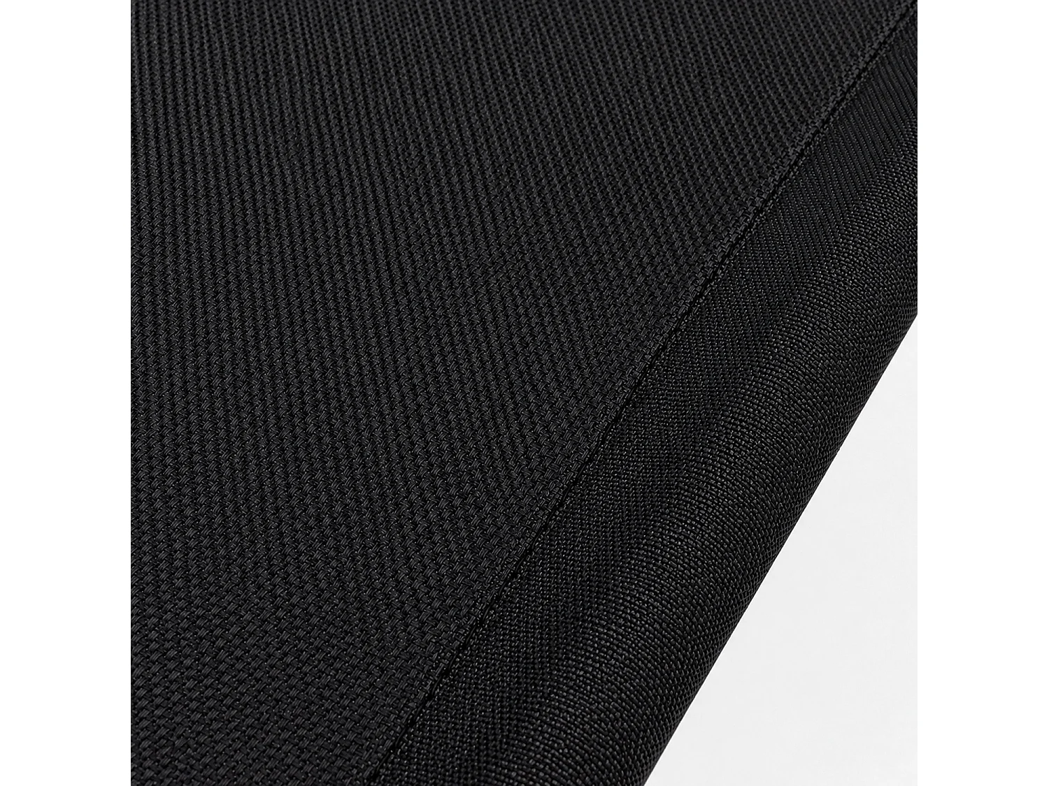 Poltrona Sdraio Basculante Poggiatesta Imbottito Removibile In Textilene Traspirante Struttura Ergonomica In Metallo Outdoor 73 x 150 x 93 Cm Nero