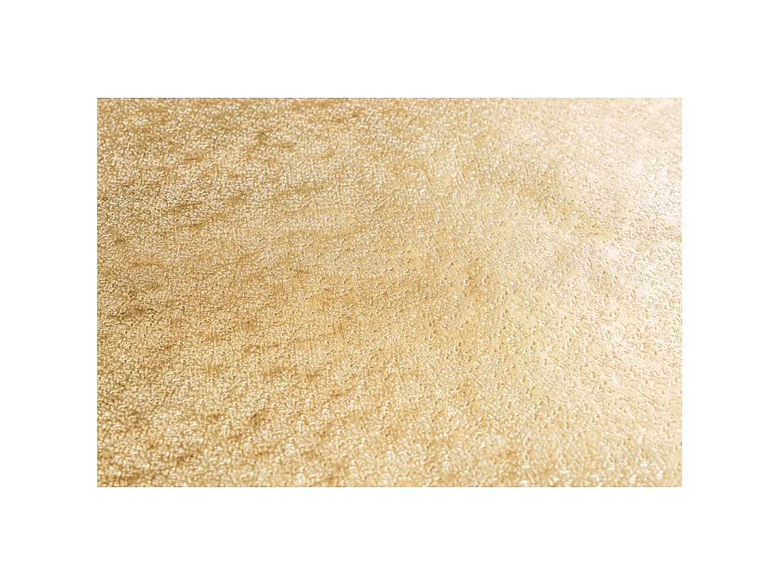 Mesa baja cuadrada AURUM 70 cm en aluminio dorado martillado – Diseño artesanal chic