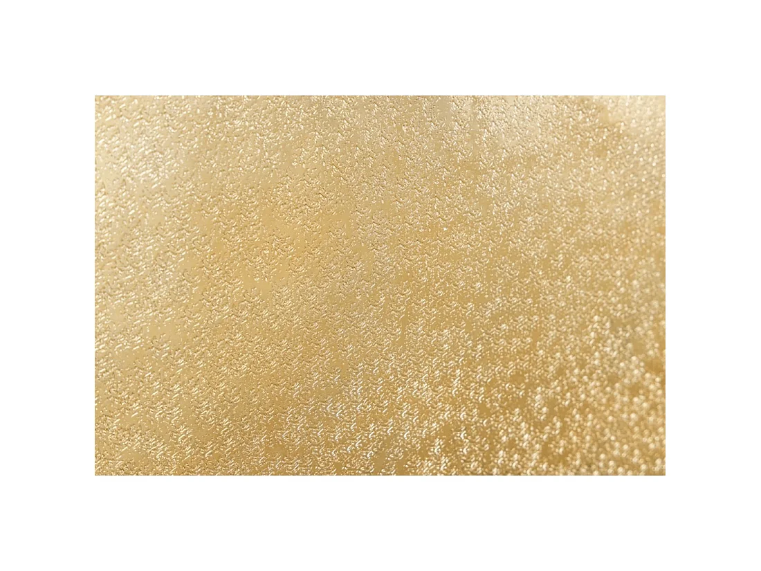 Mesa baja cuadrada AURUM 70 cm en aluminio dorado martillado – Diseño artesanal chic