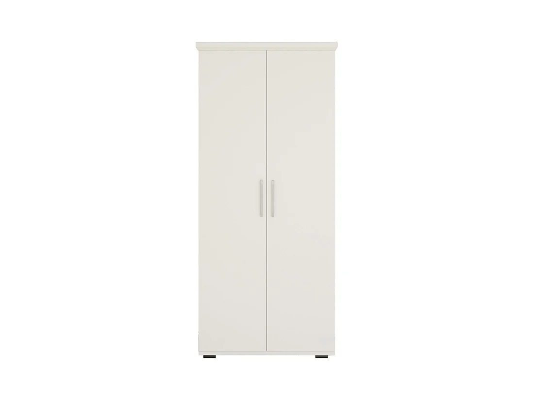 Kast TOM met 2 deuren en 2 laden wit 80 cm