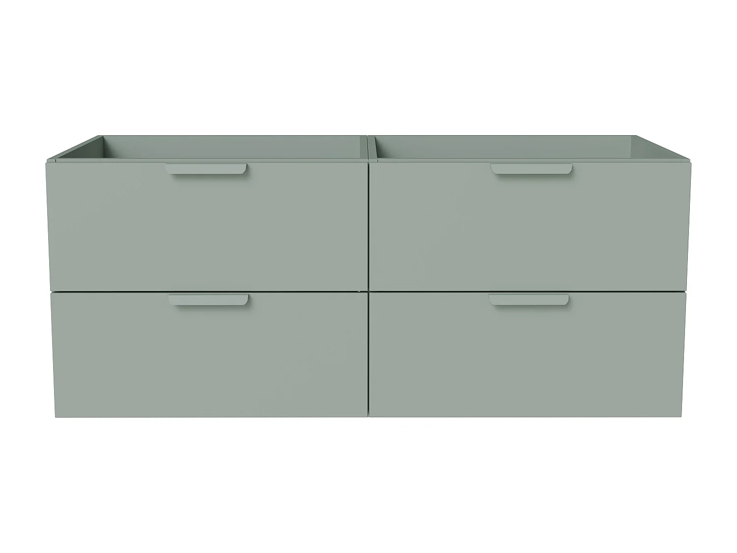 Meuble sous vasque suspendu – Vert amande – L120 cm – AVORELI