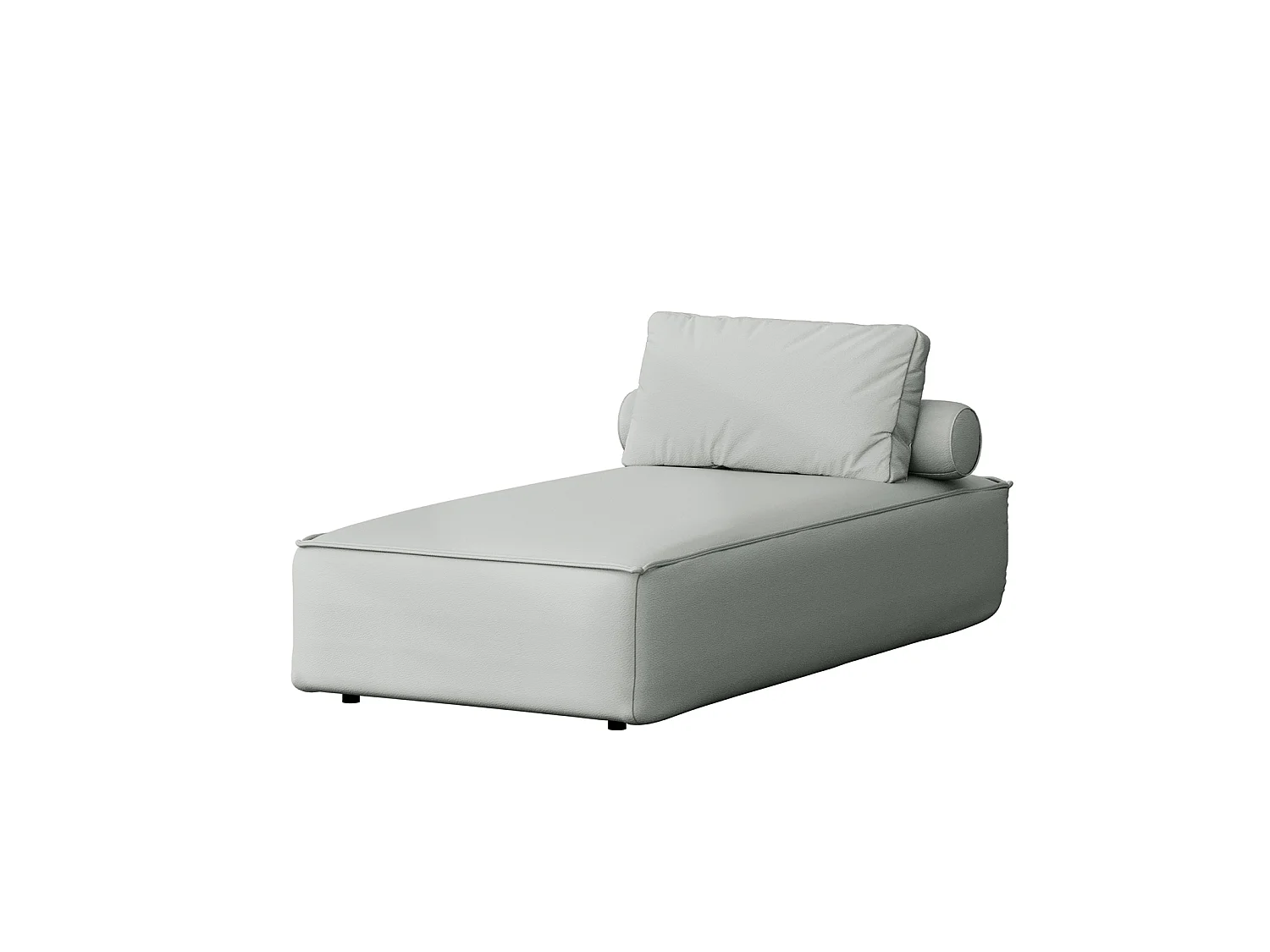 Chaise longue Patio, tissu Odyssey, ciment (02)