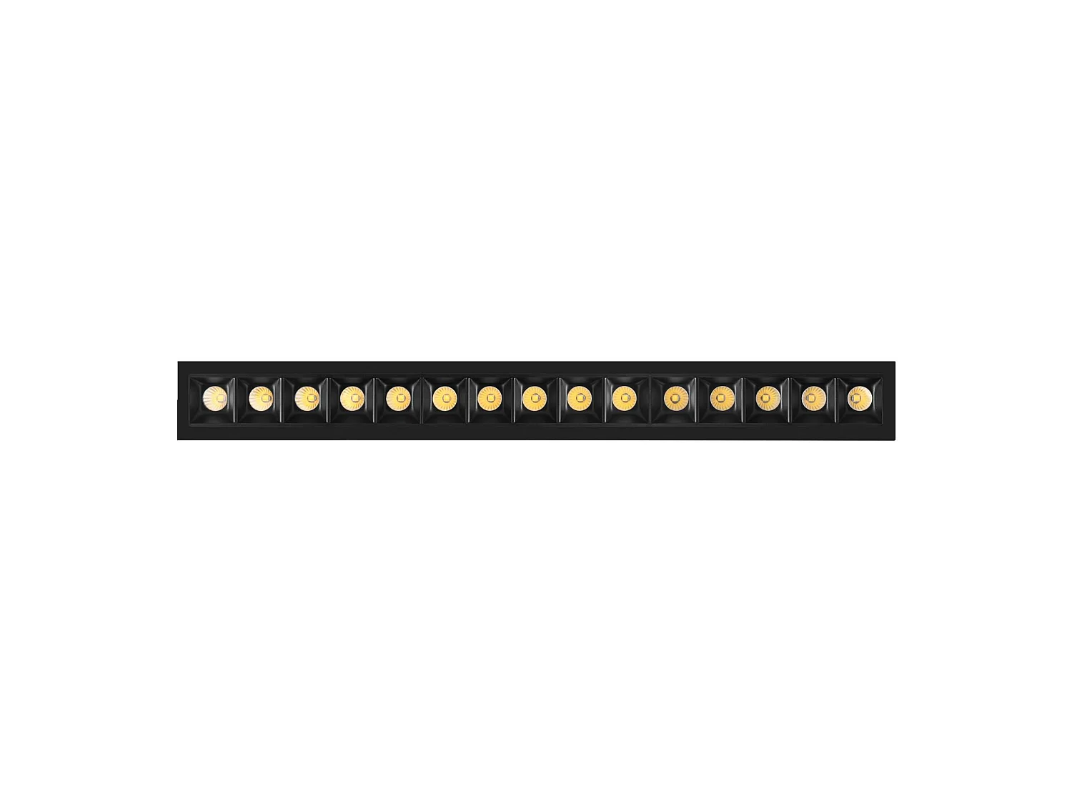 TRAM XL 30W 30º LED-Einbaustrahler mit Tuya-Technologie, Farbtemperatur 2700K-6000K, dimmbar, mattschwarzes Aluminium-Finish - Beneito & Faure