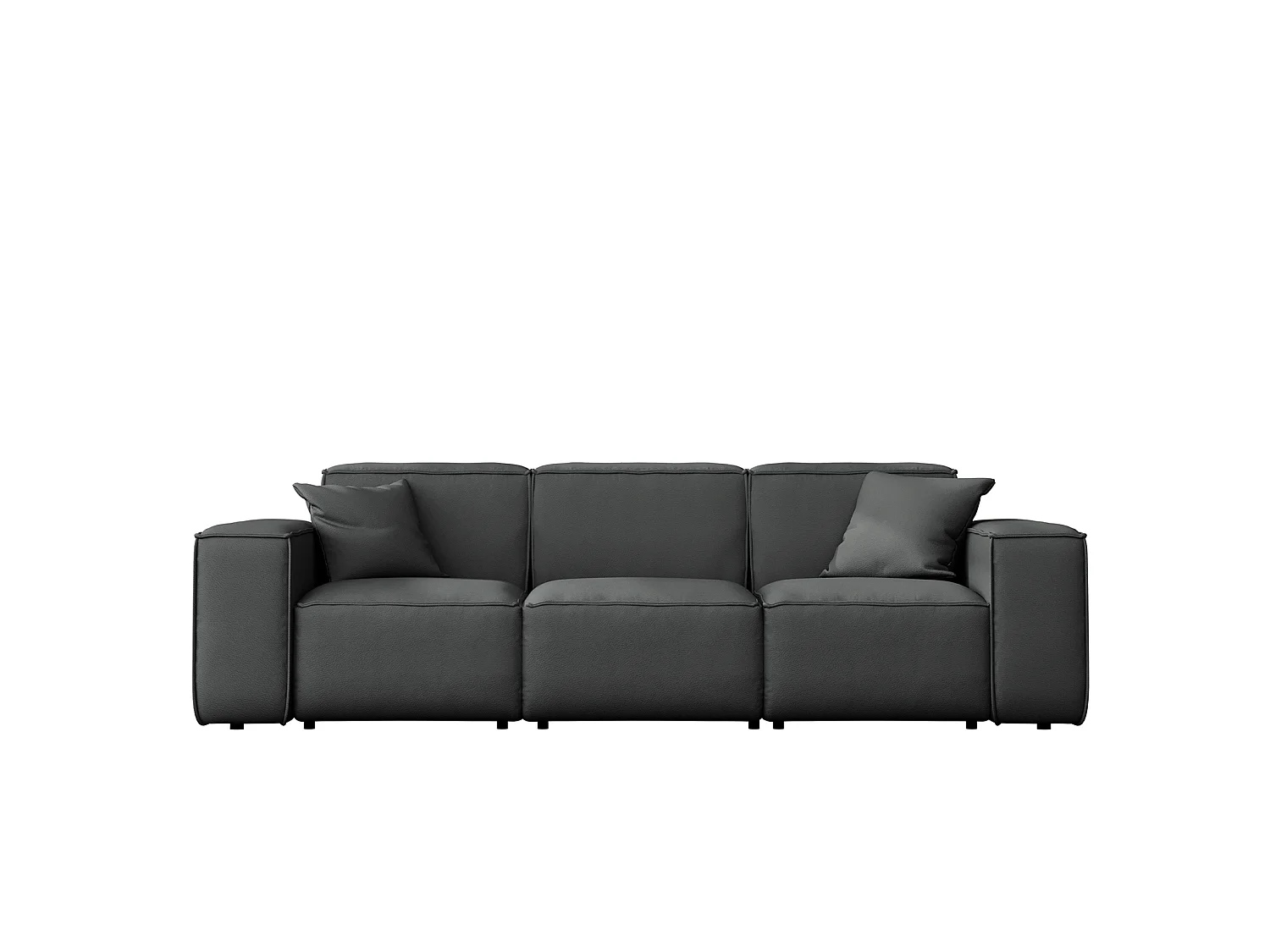 Sofa 3-osobowa Patio, tkanina Odyssey, anthracite (03)