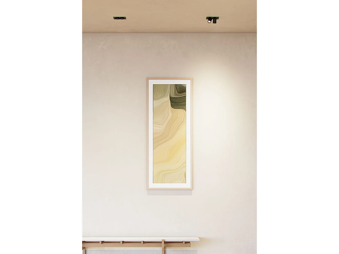 Mini spot encastré LED Oxo R 6W 42° avec sélecteur de température 2700K/3200K/4000K Blanc mat - Orientable et rétractable - Beneito & Faure
