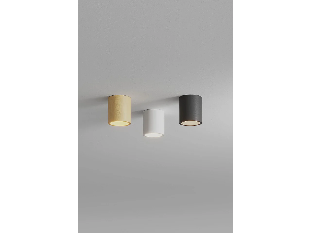 Spot encastré carré LED Pulcom 8W, 38°, sélecteur de température de couleur (2700K/3200K/4000K), finition noir mat, pour intérieur - Beneito & Faure