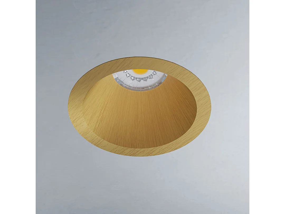 Spot encastré carré LED Pulcom 8W, 38°, sélecteur de température de couleur (2700K/3200K/4000K), finition noir mat, pour intérieur - Beneito & Faure