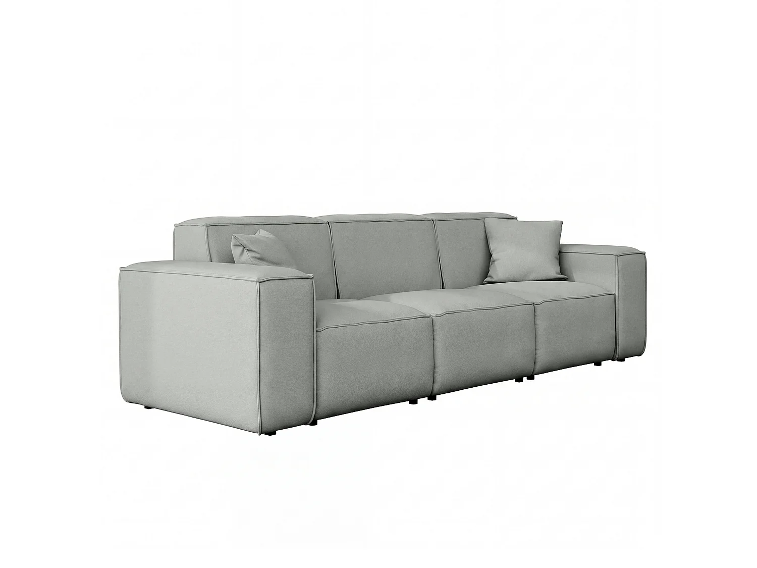 Sofa 3-osobowa Patio, tkanina Odyssey, cement (02)