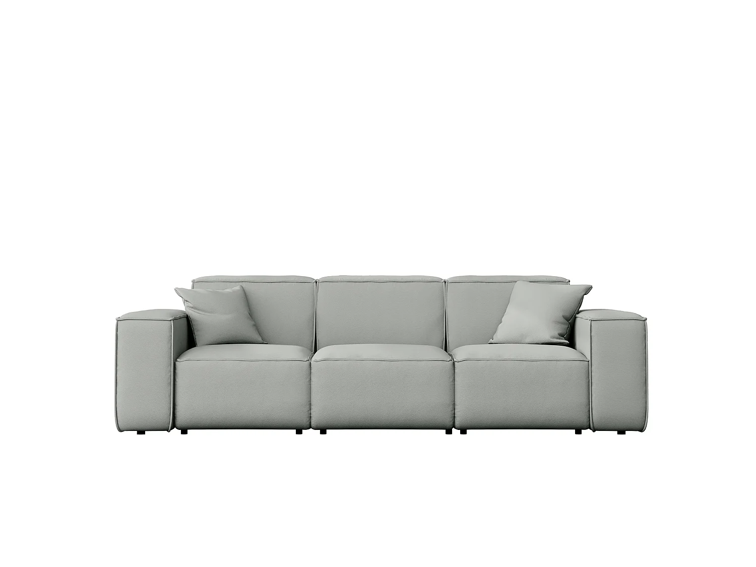 Sofa 3-osobowa Patio, tkanina Odyssey, cement (02)