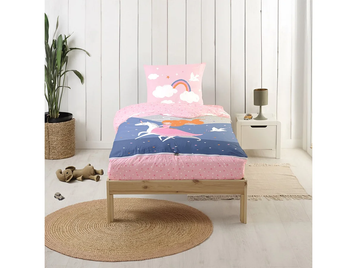 Rechange Caradou® Licorne (sans couette) - Couchage enfant prêt à dormir - 90x190cm
