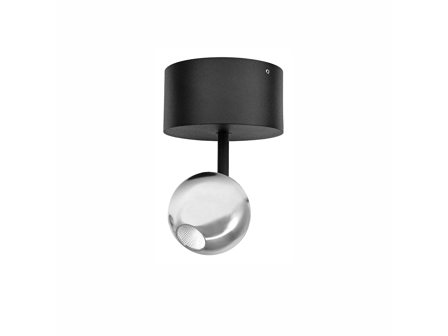 Mini Bora Surface 4,5 W 38° 3000 K Silber - Verstellbarer kugelförmiger LED-Deckenstrahler - Beneito & Faure - Professionelles Design