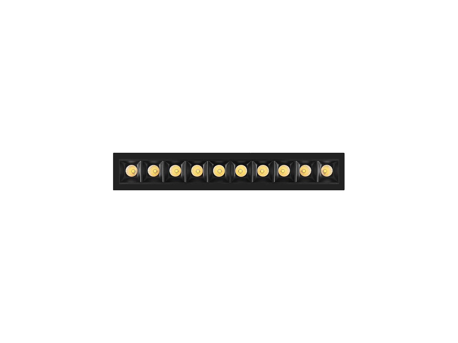 Foco LED empotrable modular Tram 20W 30° Tuya, CCT 2700K-6000K, negro mate - Alta eficiencia y control inteligente - Beneito & Faure