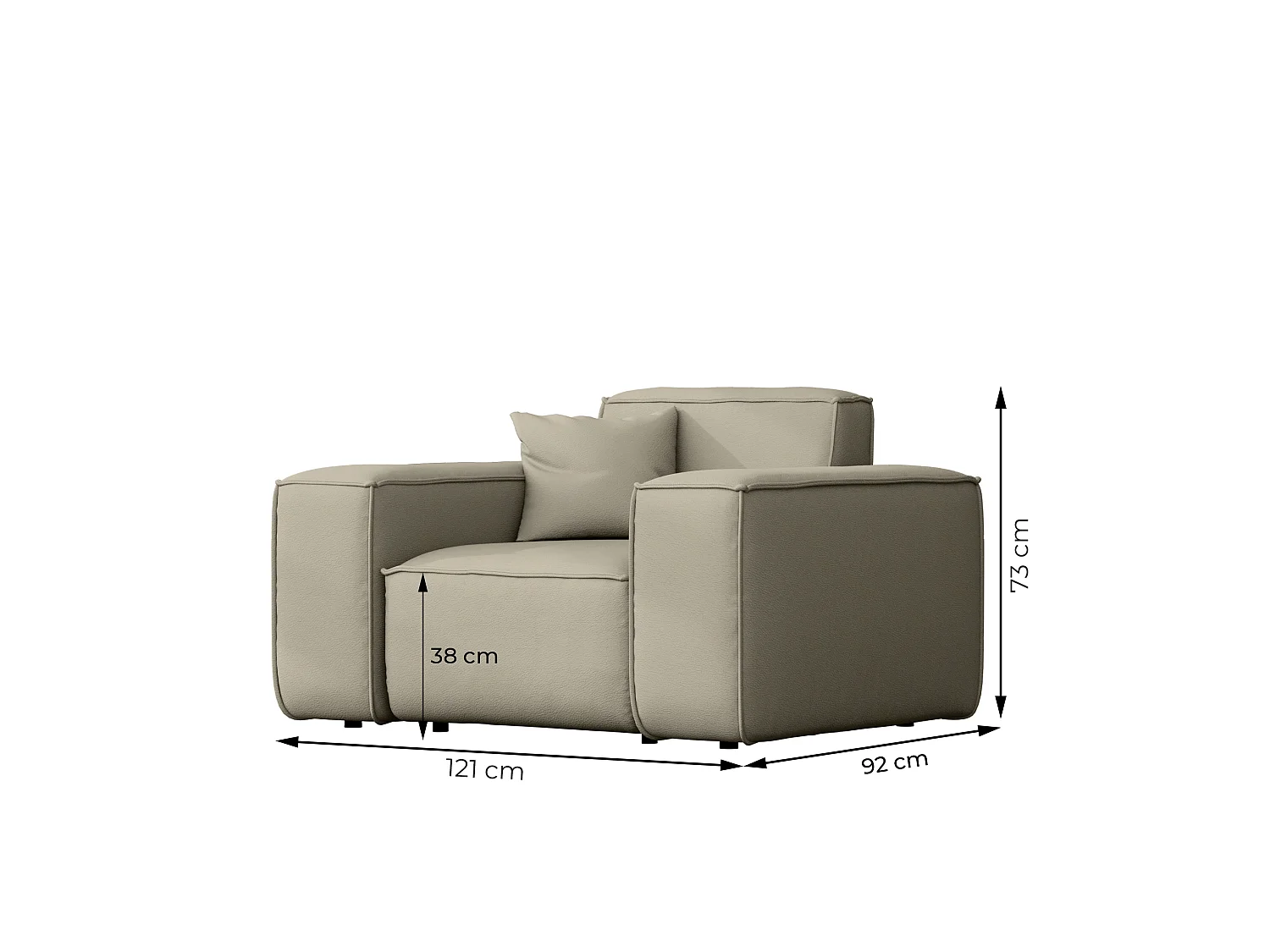 Zestaw 3+2+1 Patio, tkanina Odyssey, anthracite (03)