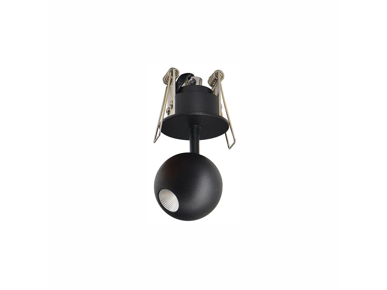 Mini Bora Spot encastrable LED 4,5 W 38° 3000 K Noir mat - Design orientable et anti-éblouissement - Beneito & Faure