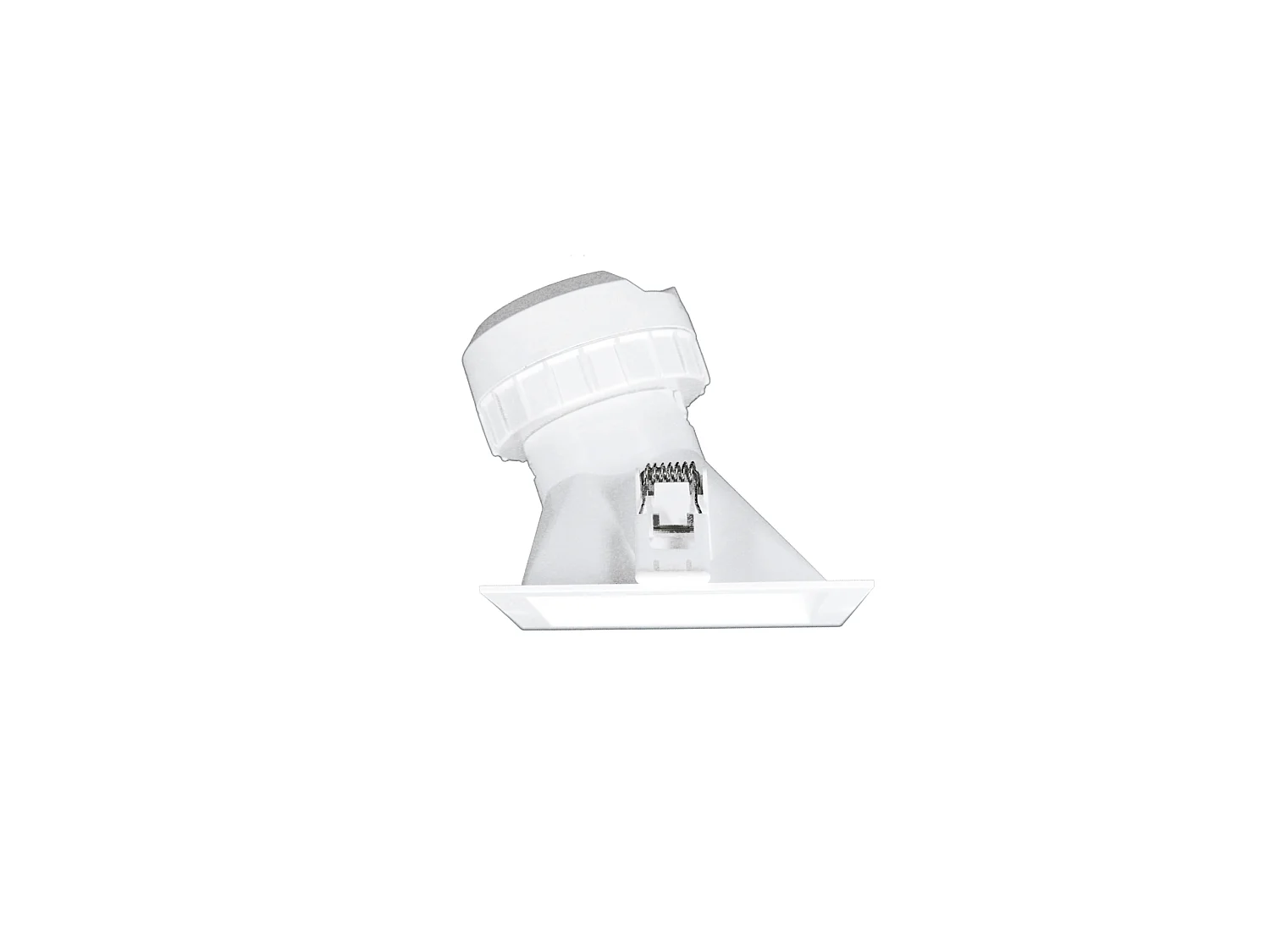 Pulcom SQ Asymmetrische 8W 38º LED Inbouwspot met kleurtemperatuurschakelaar (CCT) 2700K-3200K-4000K Mat Wit - Beneito & Faure Interieurverlichting