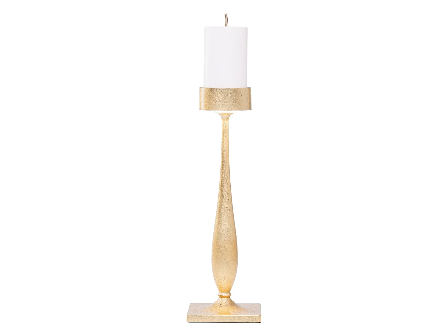 Perpetua Lampada da tavolo barocco senza fili, finitura foglia oro, design in alluminio pressofuso, illuminazione LED ricaricabile, protezione IP54