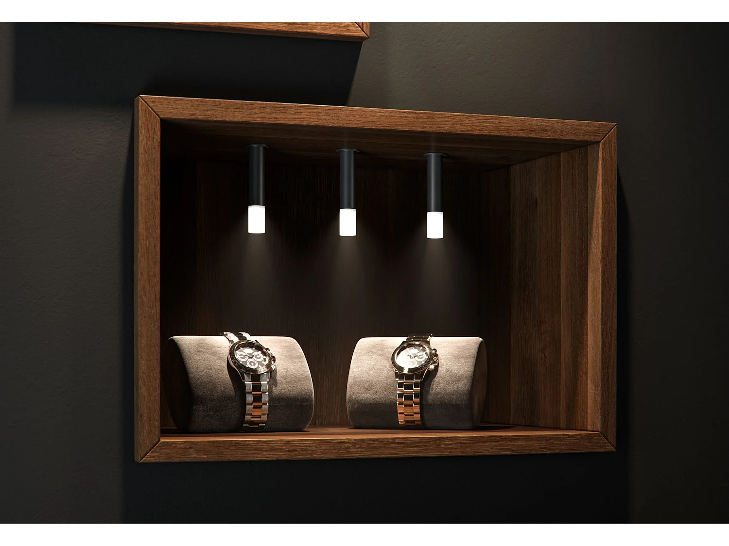 Argo XL 3,5W LED indbygget spotlight, 180° strålevinkel, 4000K, matsort - accentbelysning med høj farvegengivelse - Beneito & Faure
