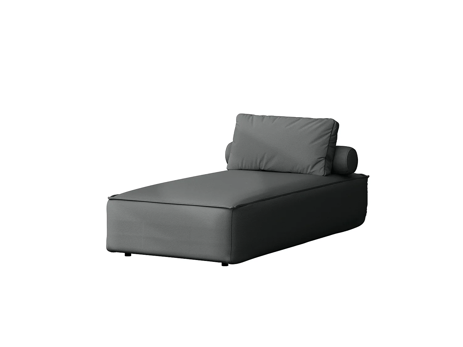 Chaise longue Patio, tissu Odyssey, anthracite (03)