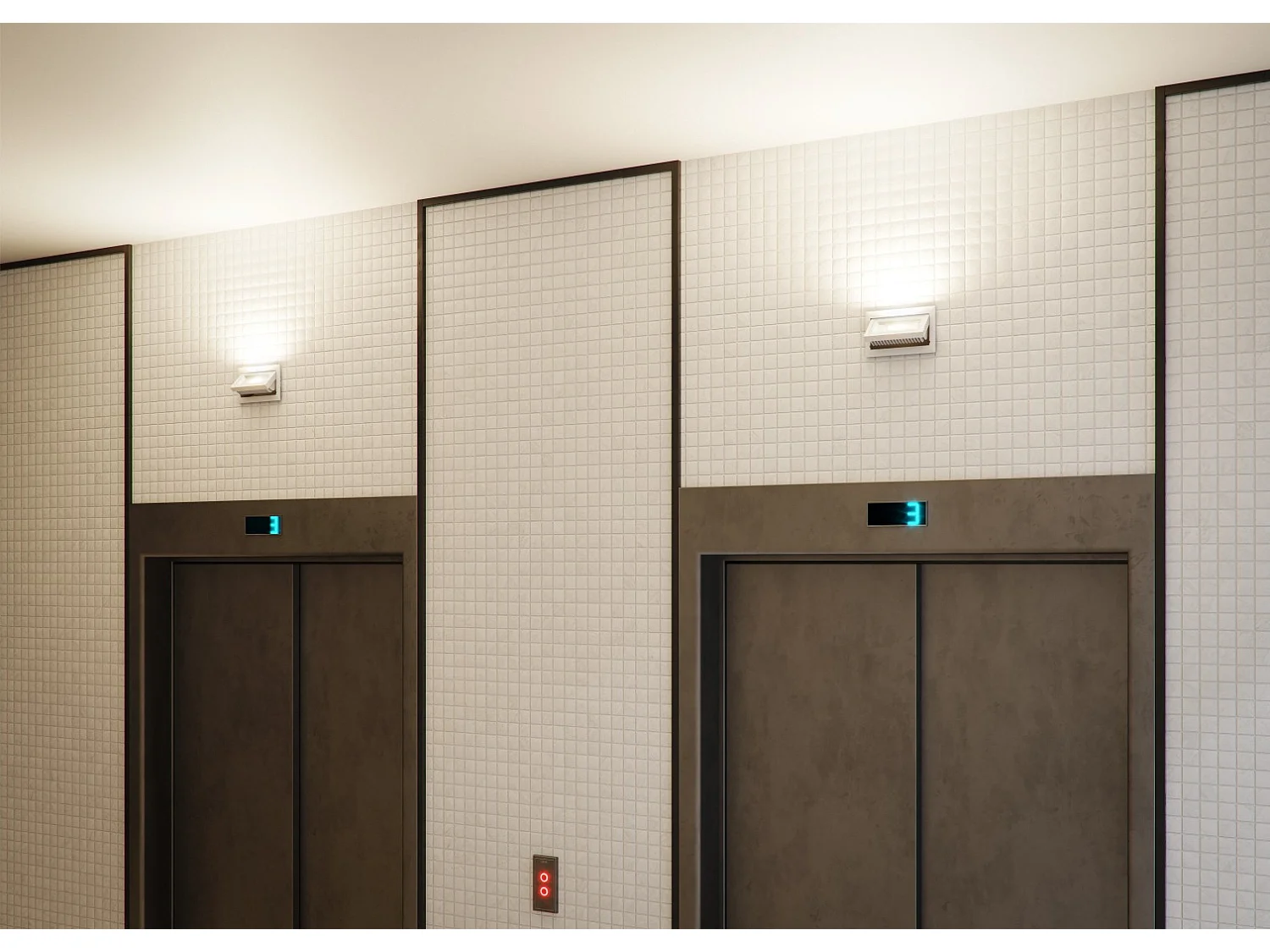 Spot encastrable LED Bonn 40 W 3000 K 100°, éclairage d'ambiance indirect pour intérieur, finition argent mat - Beneito & Faure