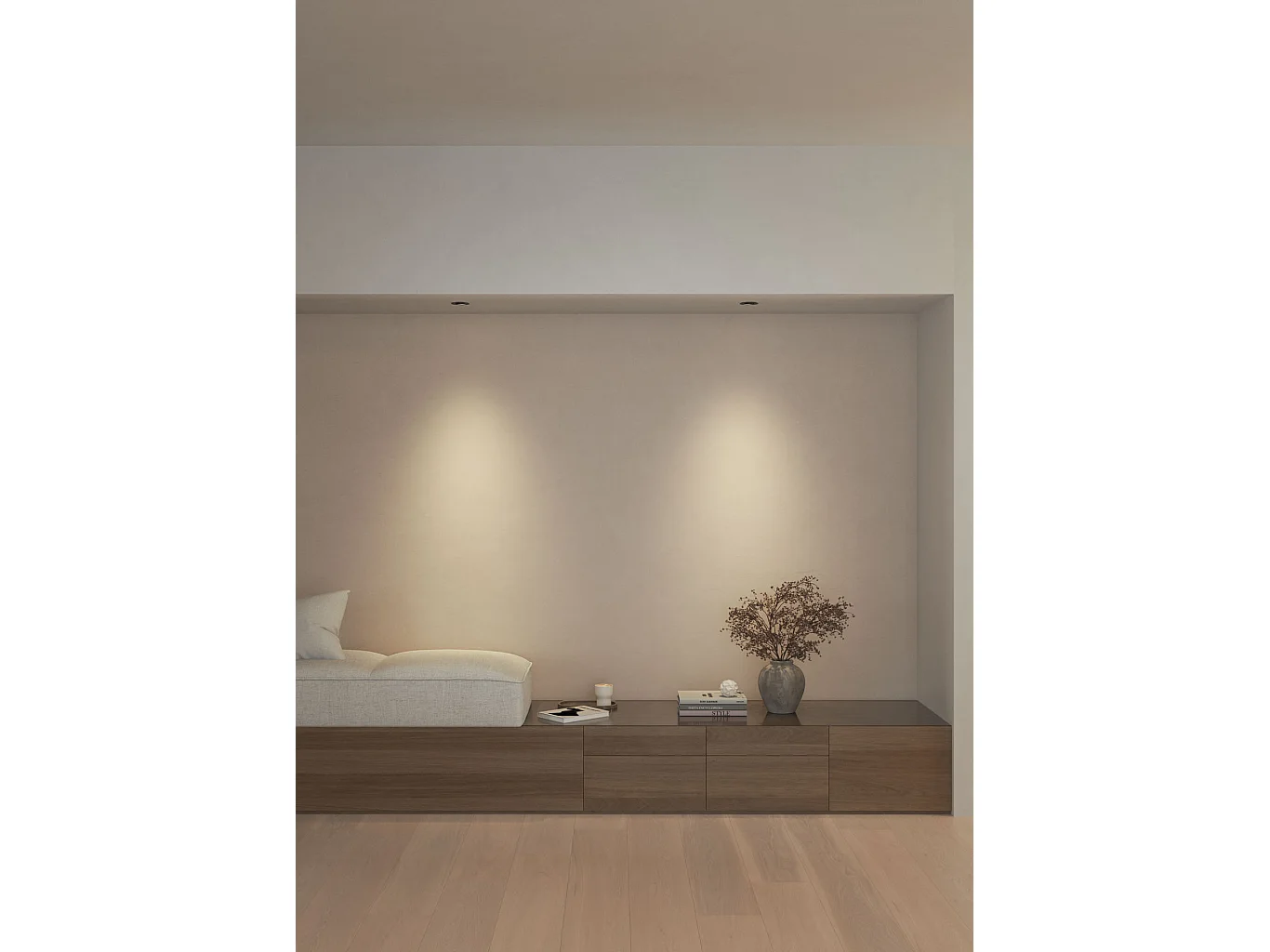 Spot encastré LED 50 mm GU10, orientable à 360° et inclinable à 45°, finition noir mat, indice de protection IP20 - Beneito & Faure