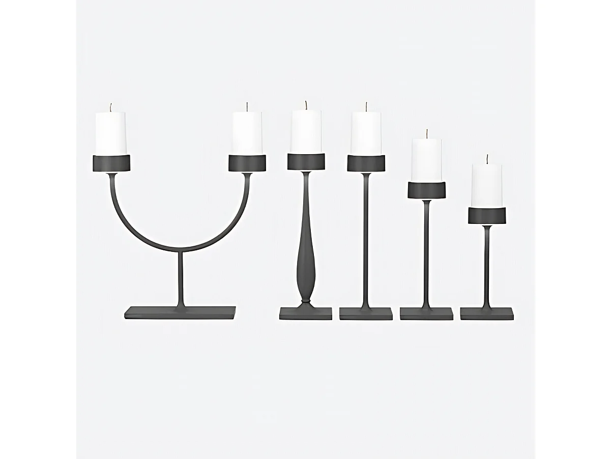 Perpetua Ledningsfri LED Bordlampe med To Arme, Guldbladsfinish, Kandelaberdesign, Støbt Aluminiumsramme, Genopladelig, IP54