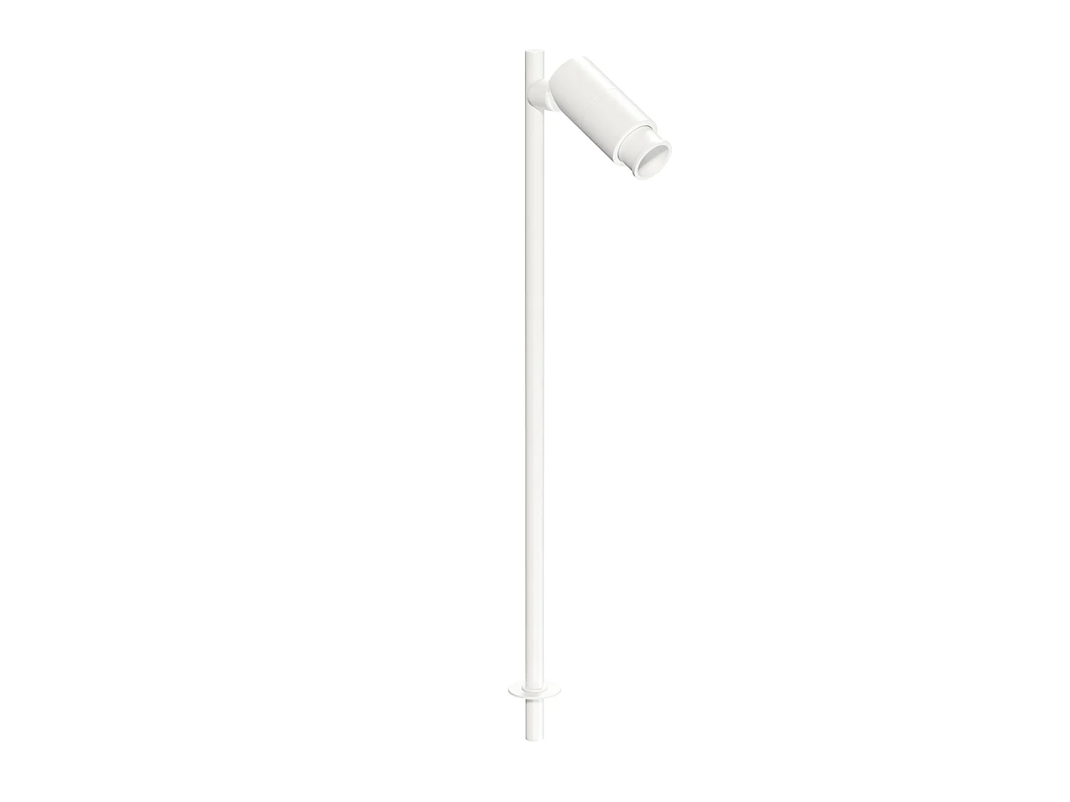 Beneito & Faure Micro Zoom XL Einbaustrahler, Mini-LED 2W 3000K, verstellbarer Abstrahlwinkel 15°-36°, CRI > 90, Mattweiß, LED-Deckenstrahler