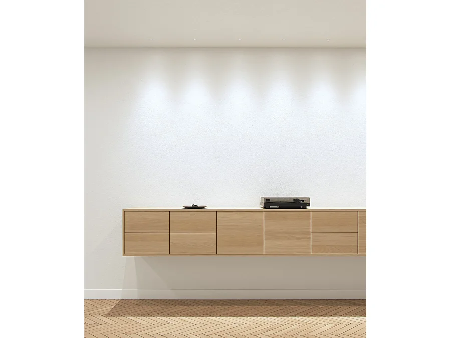 Nano Pulsar SQ Surface Blanco Mate - 3,5W 30º LED-inbouwspot, selecteerbare kleurtemperatuur, vierkant ontwerp - Beneito & Faure