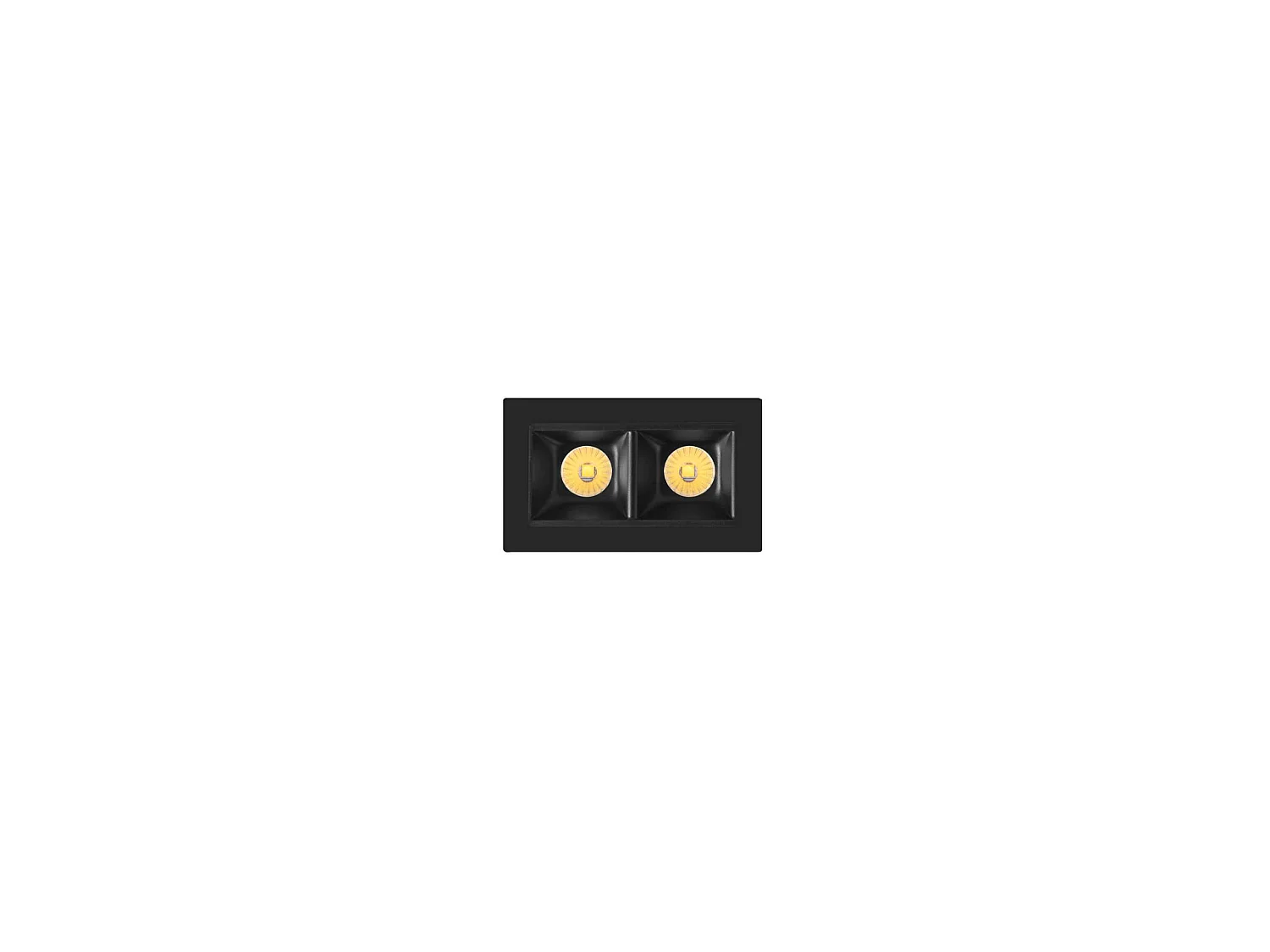 Spot LED encastrable modulaire Nano Tram 6W, noir mat - Tuya Technology, 2700K-6000K, IRC > 90, angle de faisceau 30° - Beneito & Faure