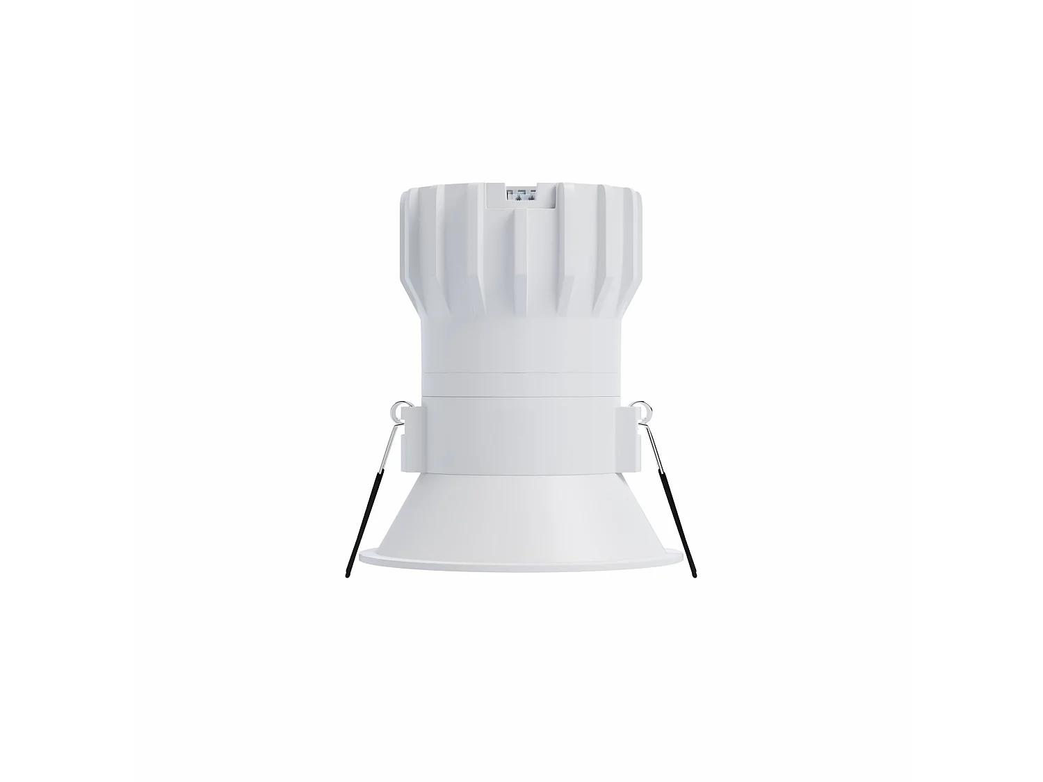Reflektor wpuszczany Pulsar 8W 40º LED w kolorze matowej bieli z technologią przełączania CCT 2700K/3200K/4000K i ściemnianiem TRIAC - Beneito & Faure