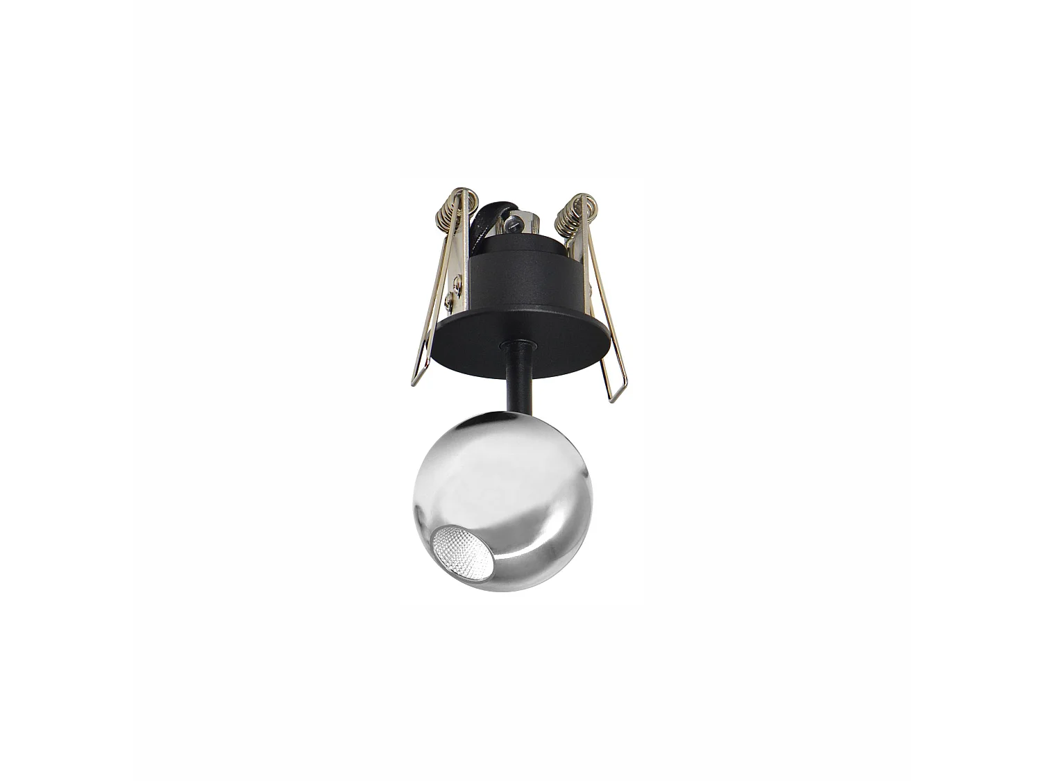 Mini Bora LED-Einbauleuchte 4,5 W 38° 3000 K Silber - Verstellbar und blendfrei - Beneito & Faure