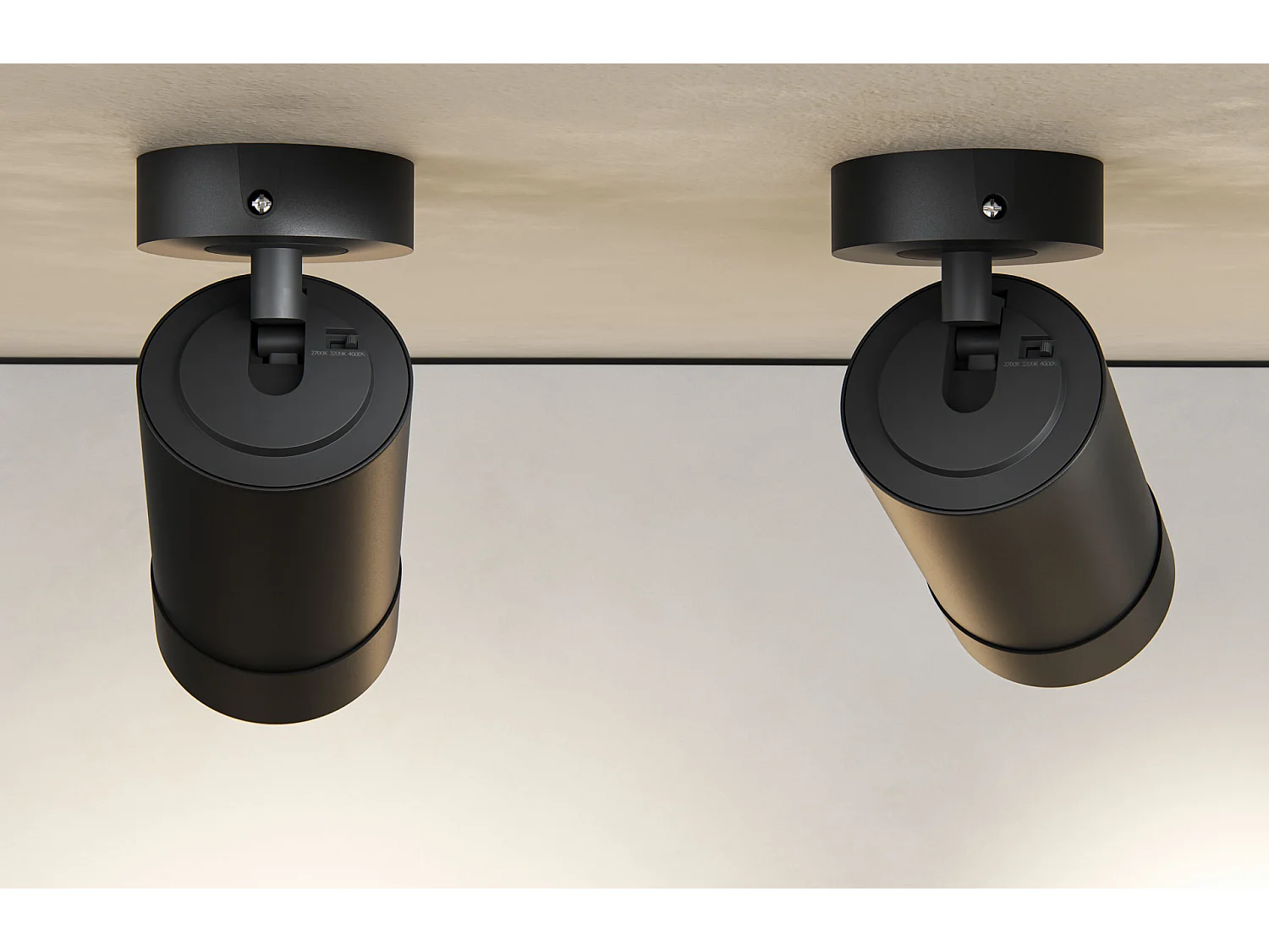 Beneito & Faure Crown Base 25W LED-Strahler, verstellbar, Schwarz - Winkel 24º/60º, 2700K/3200K/4000K, CRI > 90 - Hochwertige Akzentbeleuchtung