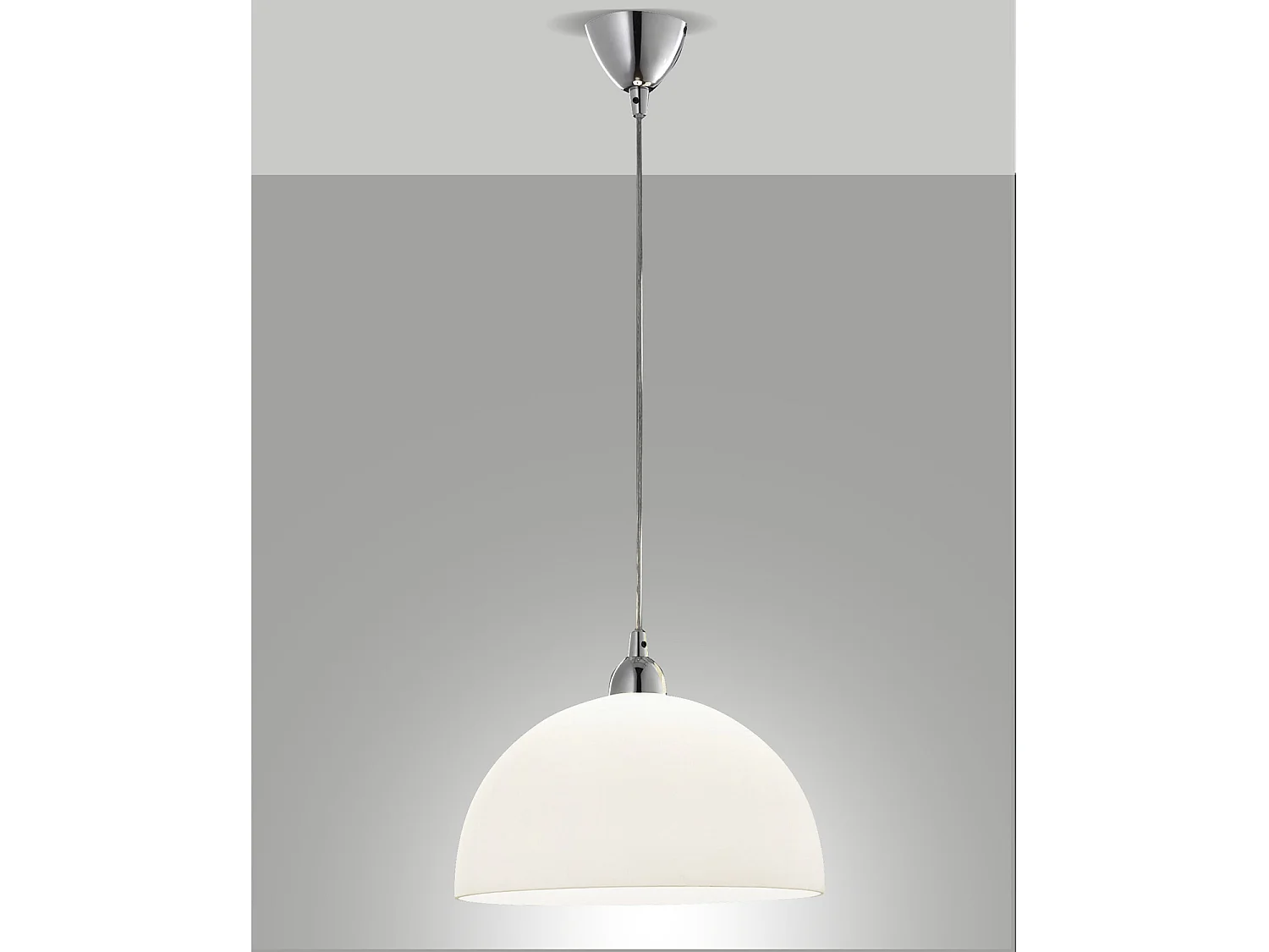 Nice Sospensione Bianca D.36 Cm.