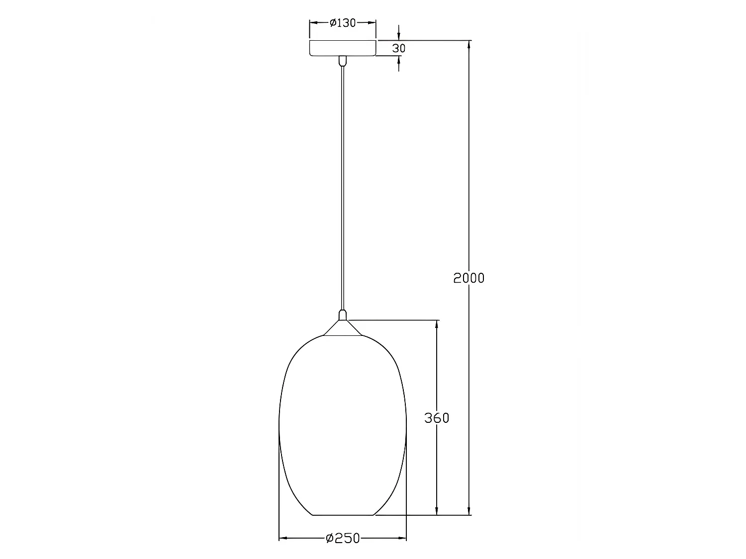 Suspension Infinity En Verre Soufflé Fumé Et Métal, Douille E27, Design Élégant Et Moderne, Idéale Pour L'Éclairage Intérieur