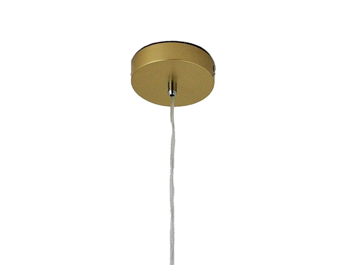 Lampada da Soffitto Camp Sospensione Oro Opaco D.400 Fabas Collezione CAMP 1 Luce